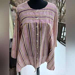 Long tunic top POCKETS, Marketplace Handwork of India,  Large